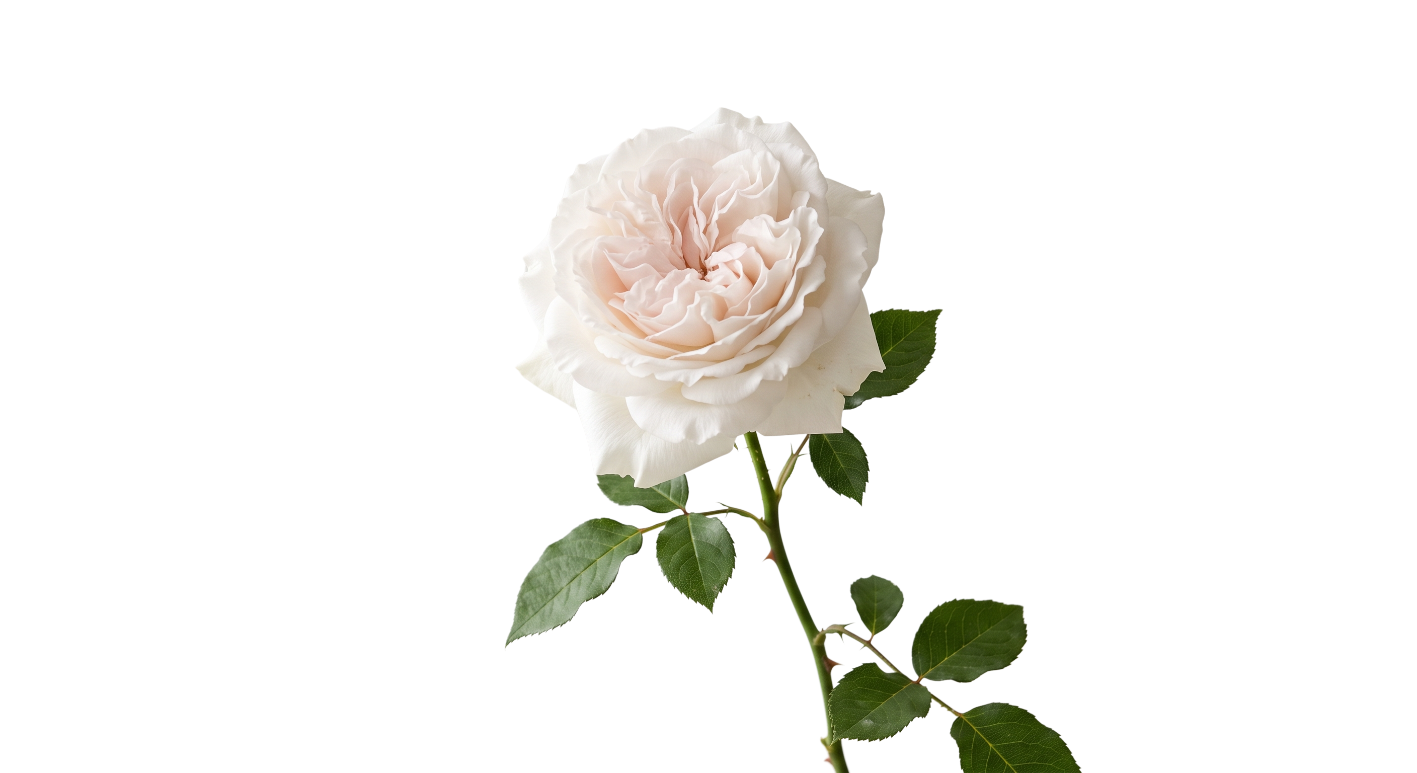 White Garden Rose