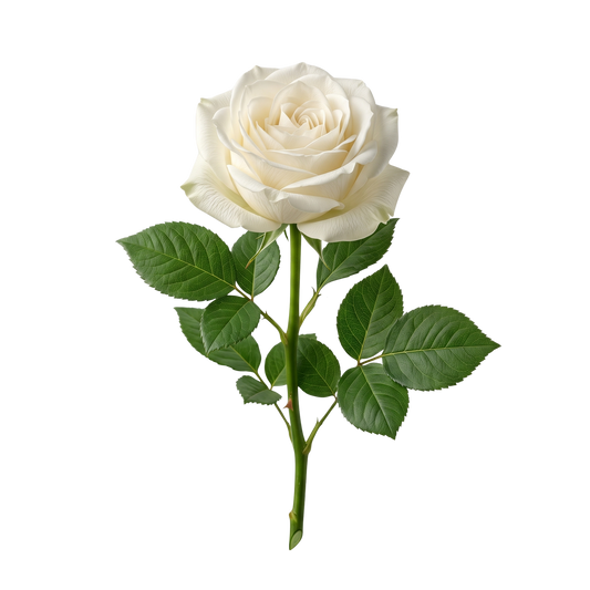 White Garden Rose